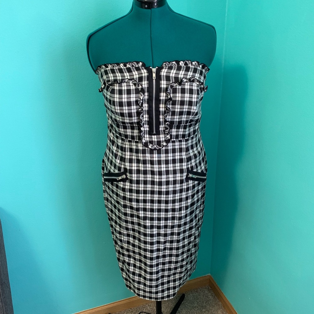 Torrid Old School Punk Rock Wiggle Dress